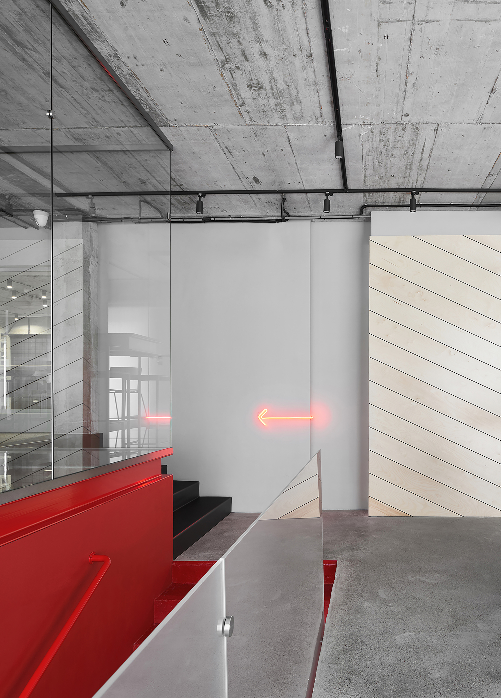 办公室音频视频，线条设计工作室丨俄罗斯加里宁格勒-38