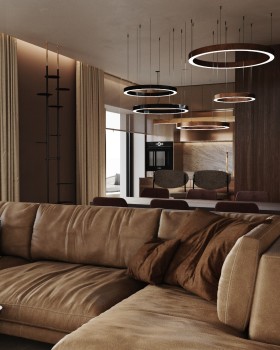 米兰大地色系品质公寓  Soffit Interiors