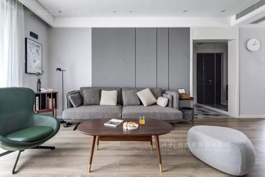 128㎡现代简约家,阳光餐厨区的魅力与生活阳台的巧妙改造-46