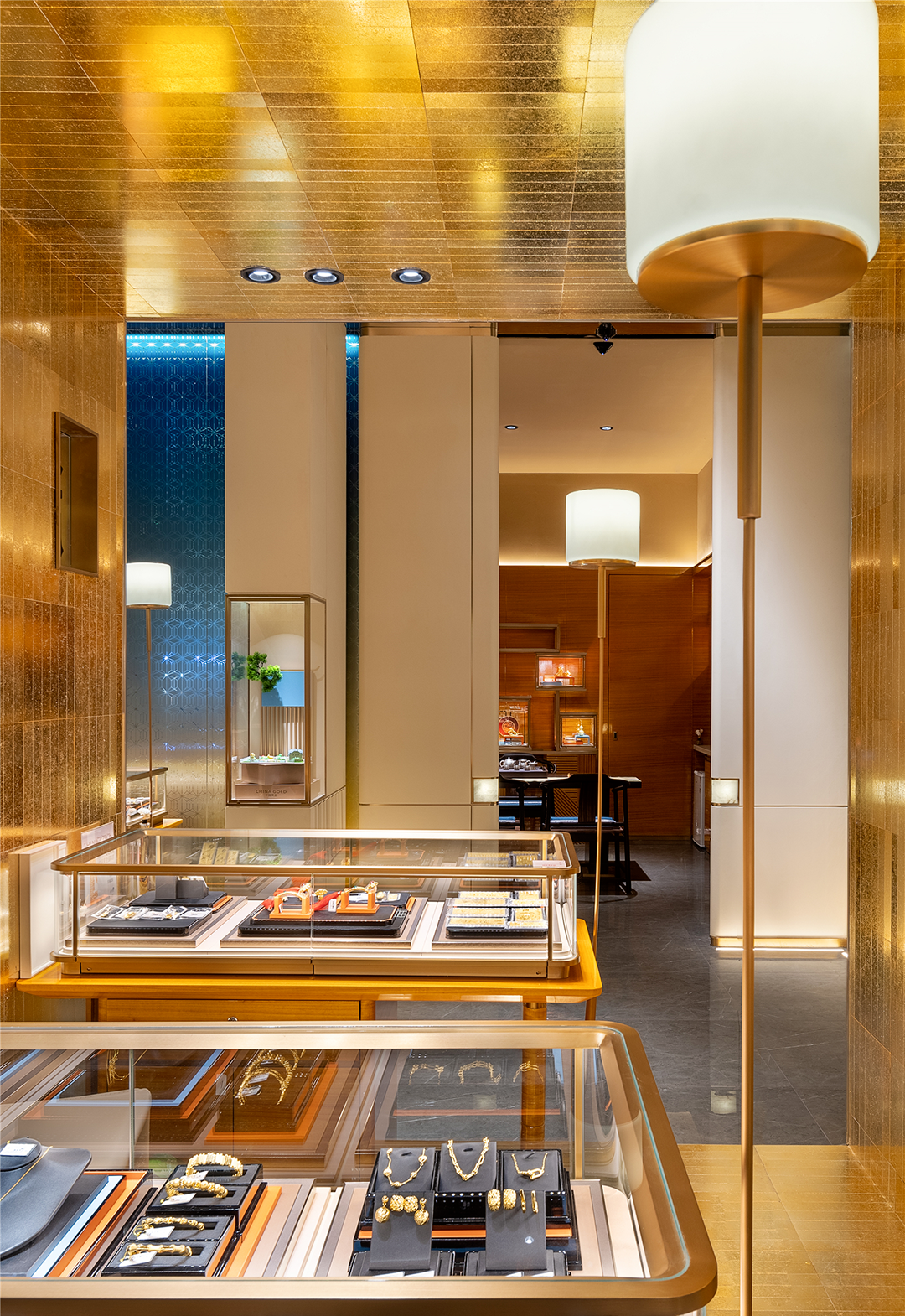 中国黄金国际旗舰店丨中国山西丨佰第设计-44