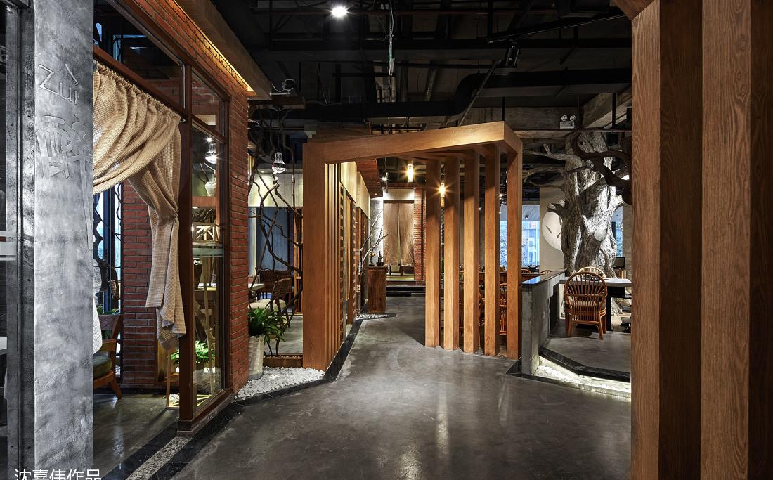 火锅店丨沈嘉伟设计作品—园里火锅-13