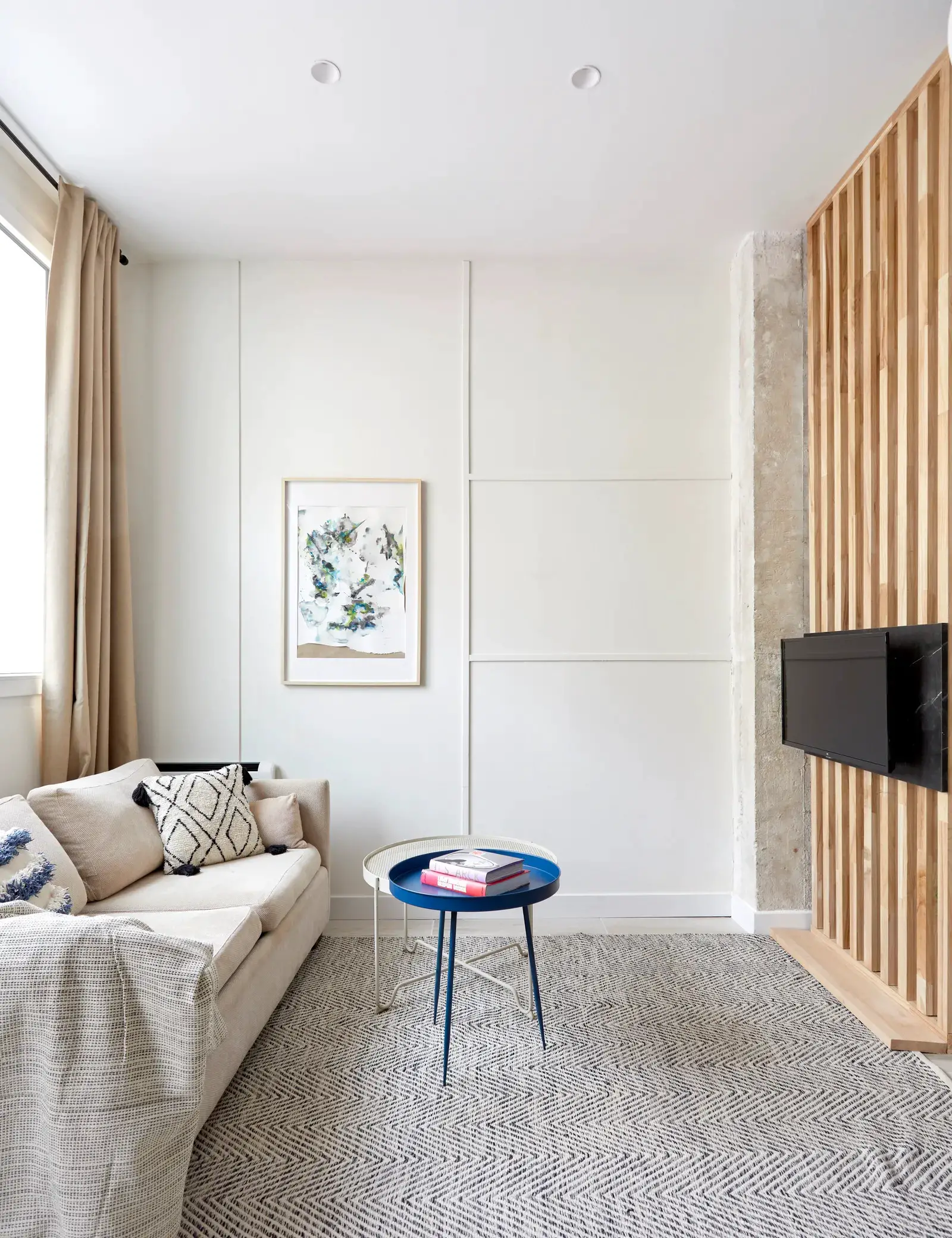 马德里 27m2 蓝色厨房小公寓 | 设计师的精致之作-5