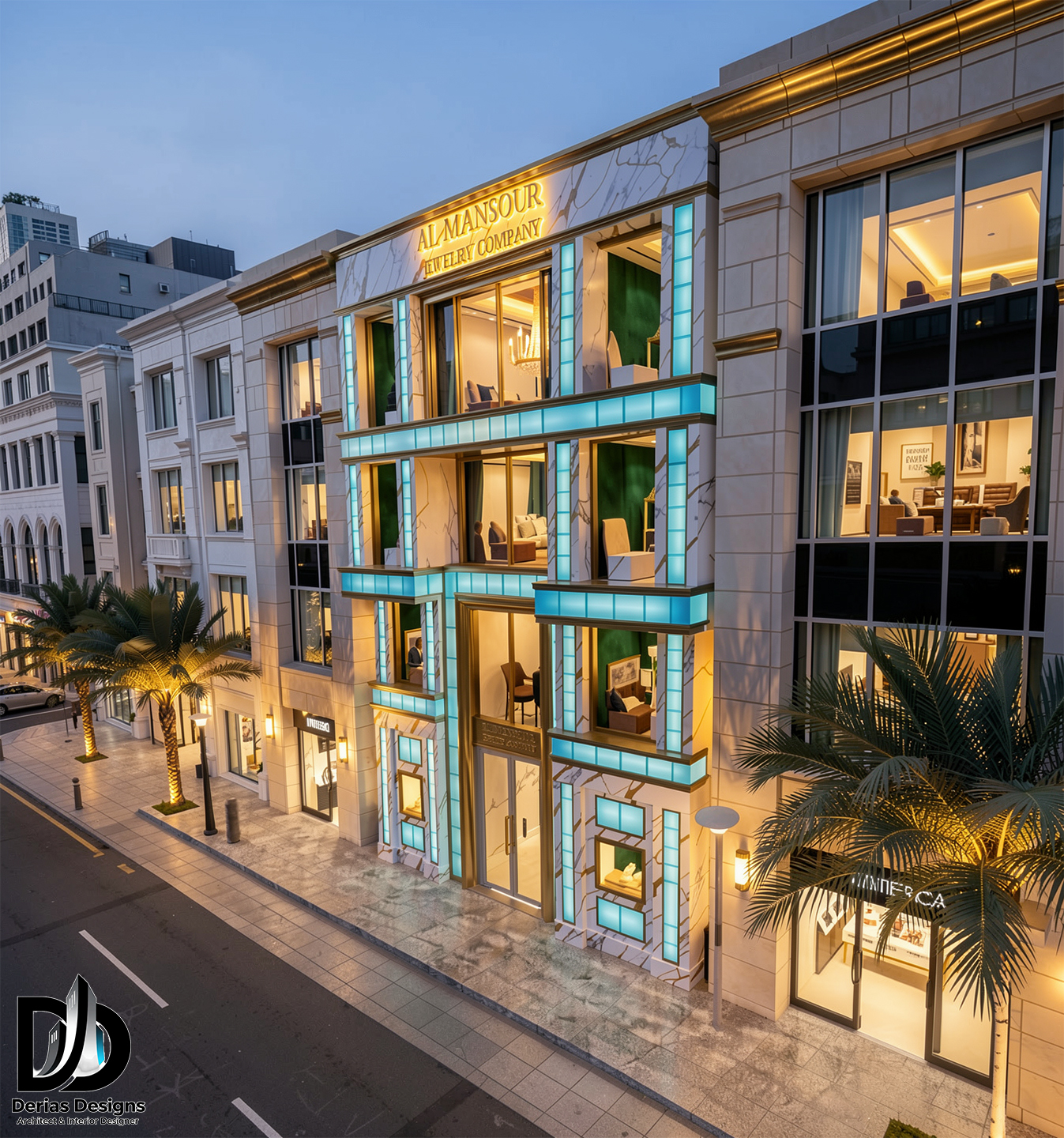 Al Mansour Jewelry | Luxury Commercial Facade - Iraq-5