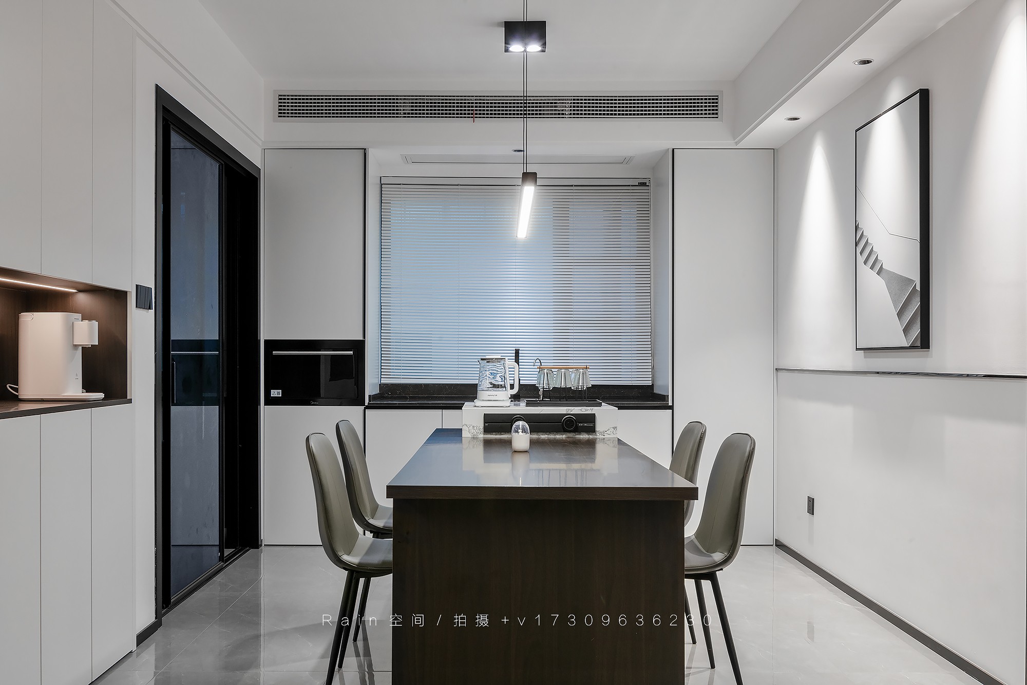 江东府现代黑白灰家居空间摄影丨乐泰装饰,李玉-12