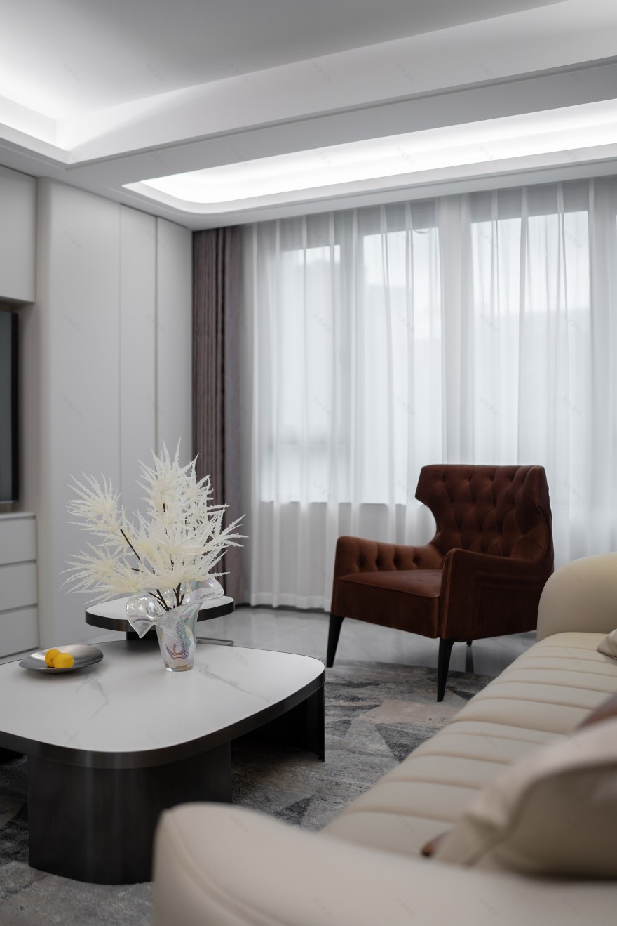 知了空间设计|纯粹与雅奢丨知了设计,河马艺术-19