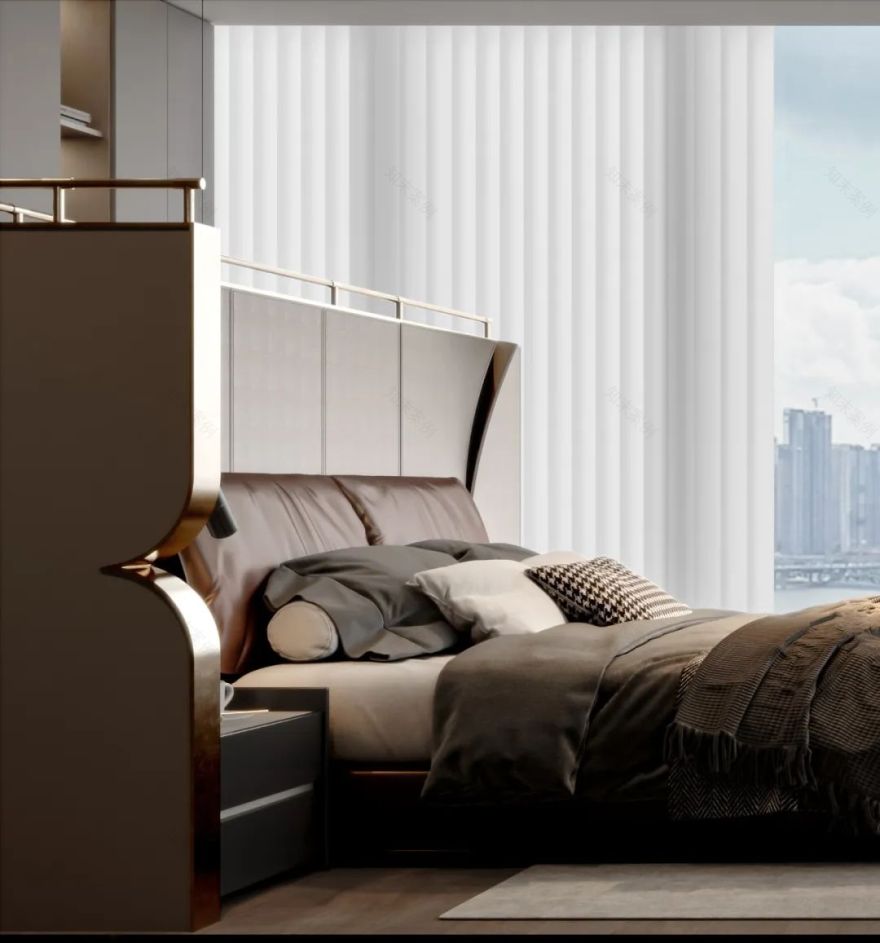 长沙汤臣一品轻奢大平层设计丨中国长沙丨美颂上镜室内建筑设计-24