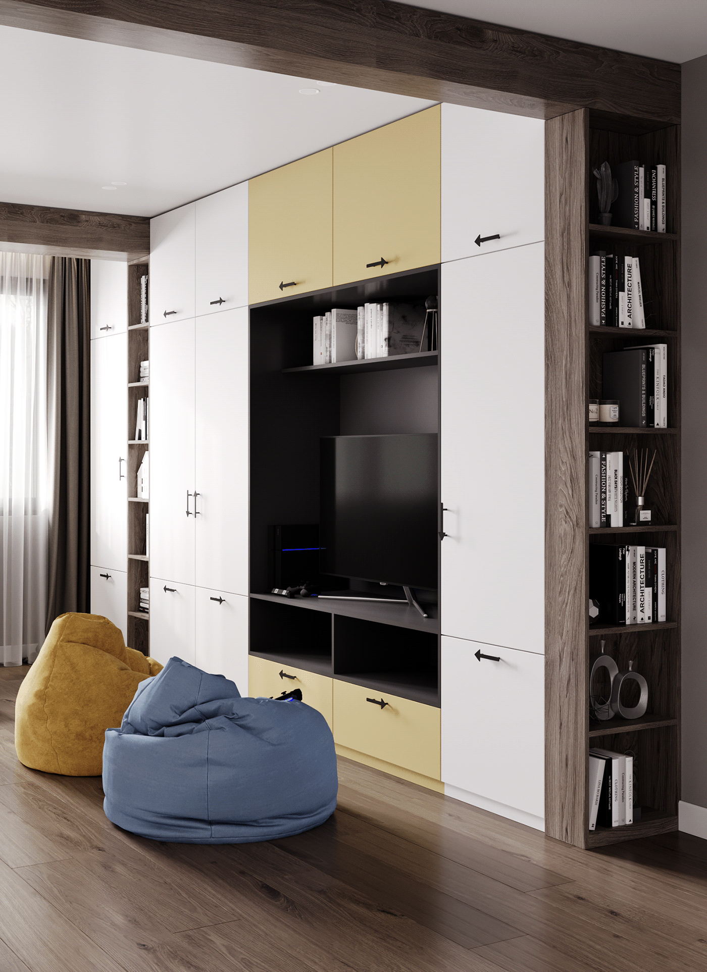 原木与高级灰 享受空间带来的欢畅-31