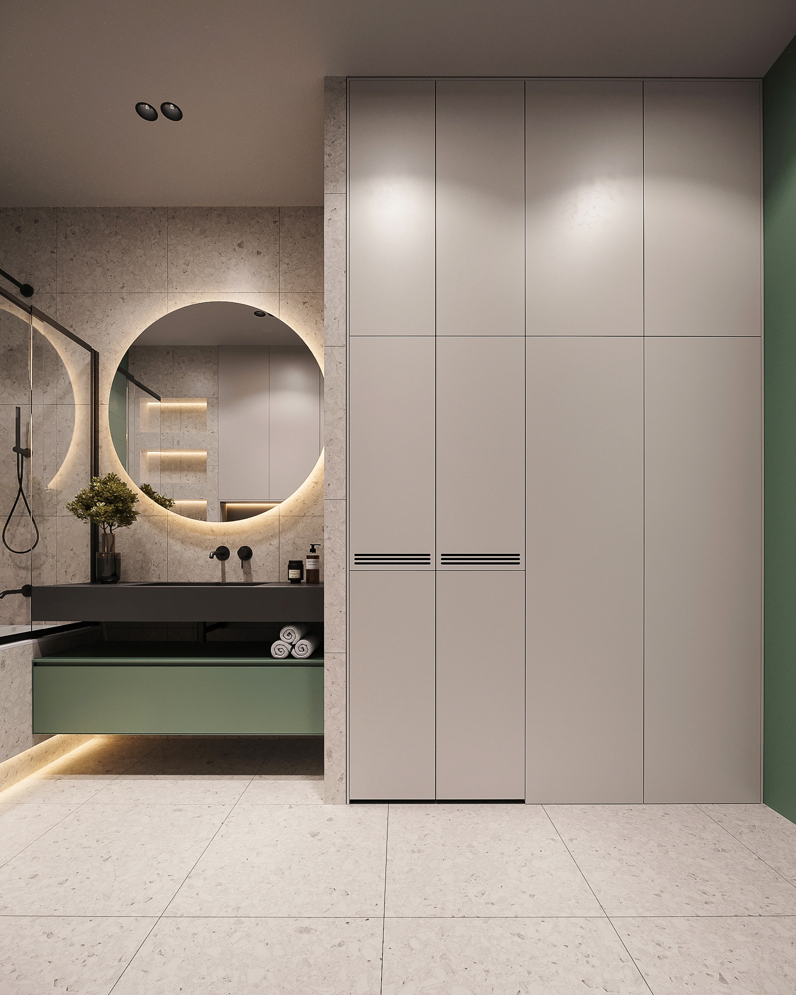 温暖色调的家庭舒适公寓丨拉脱维亚里加丨Bodes studio-32