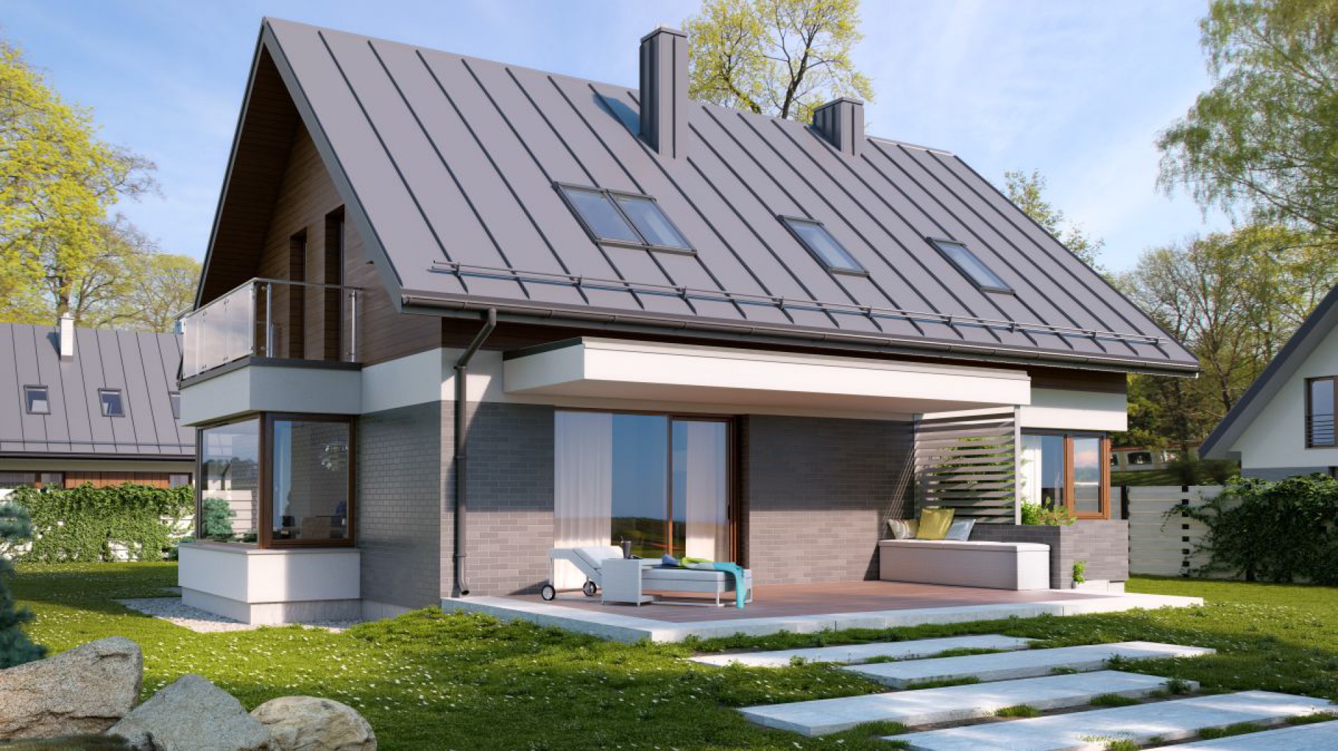 Фасад дома + проект на 160 кв. м | 13 фото-2