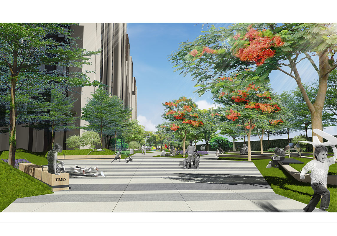 广州南沙时代长岛现代简约景观设计-8