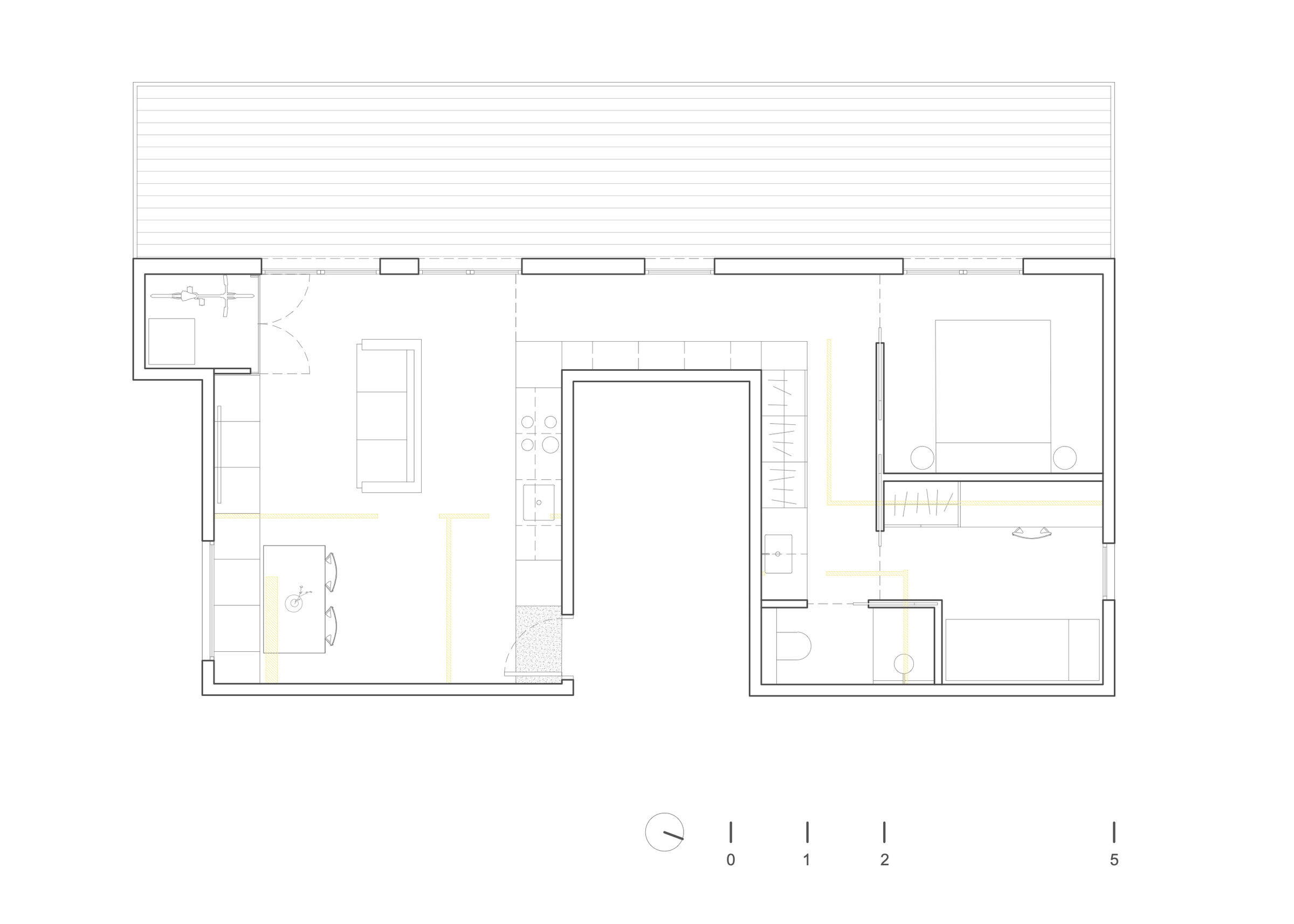现代全能实验室 · 西班牙巴塞罗那 U 形空间公寓设计丨Allaround Lab-15