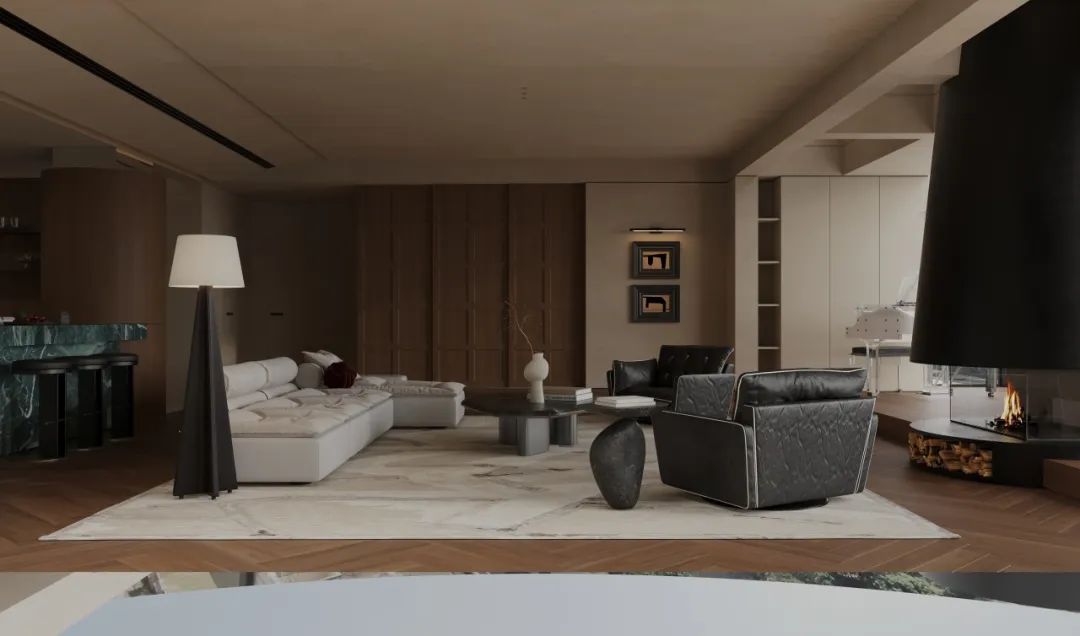 野奢绿意 · 550㎡空中湖景别墅设计丨HOMBLE 红柏设计-15