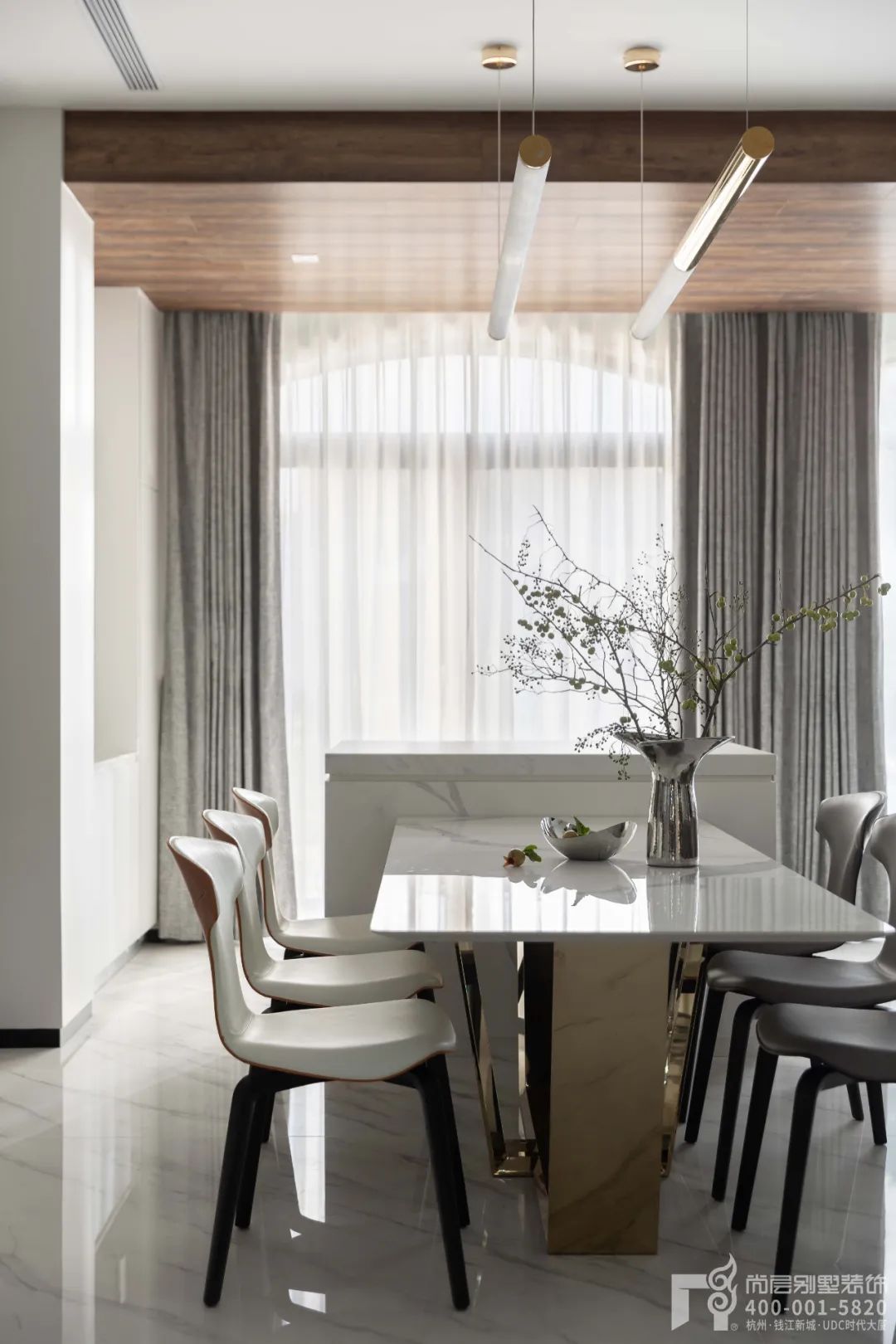 现代雅居,自然之美·青山湖玫瑰园尚层别墅装饰丨中国杭州-26