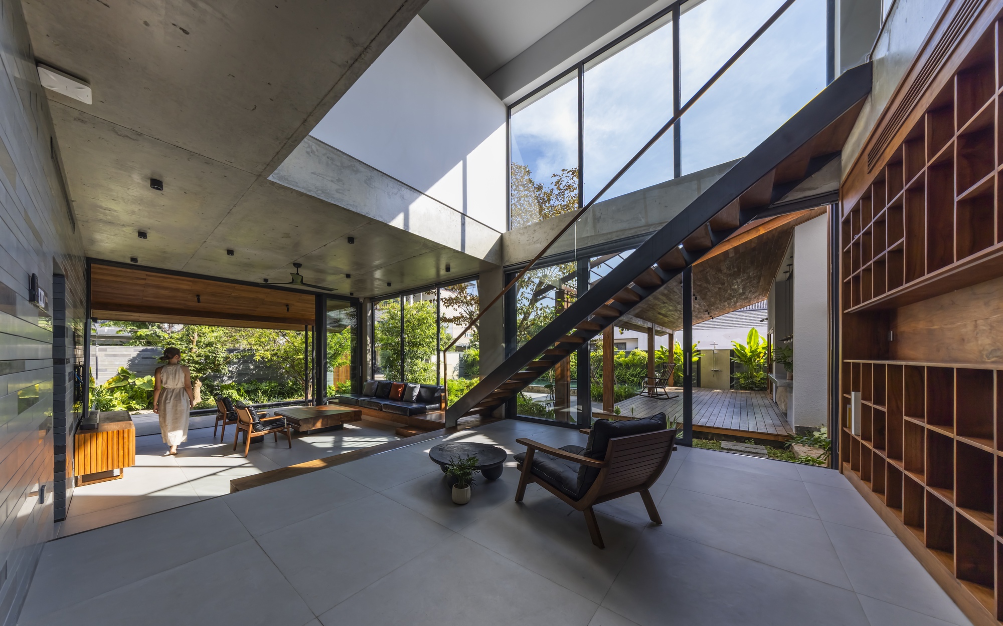 别墅庭院丨越南丨AN NAM Architecture-13