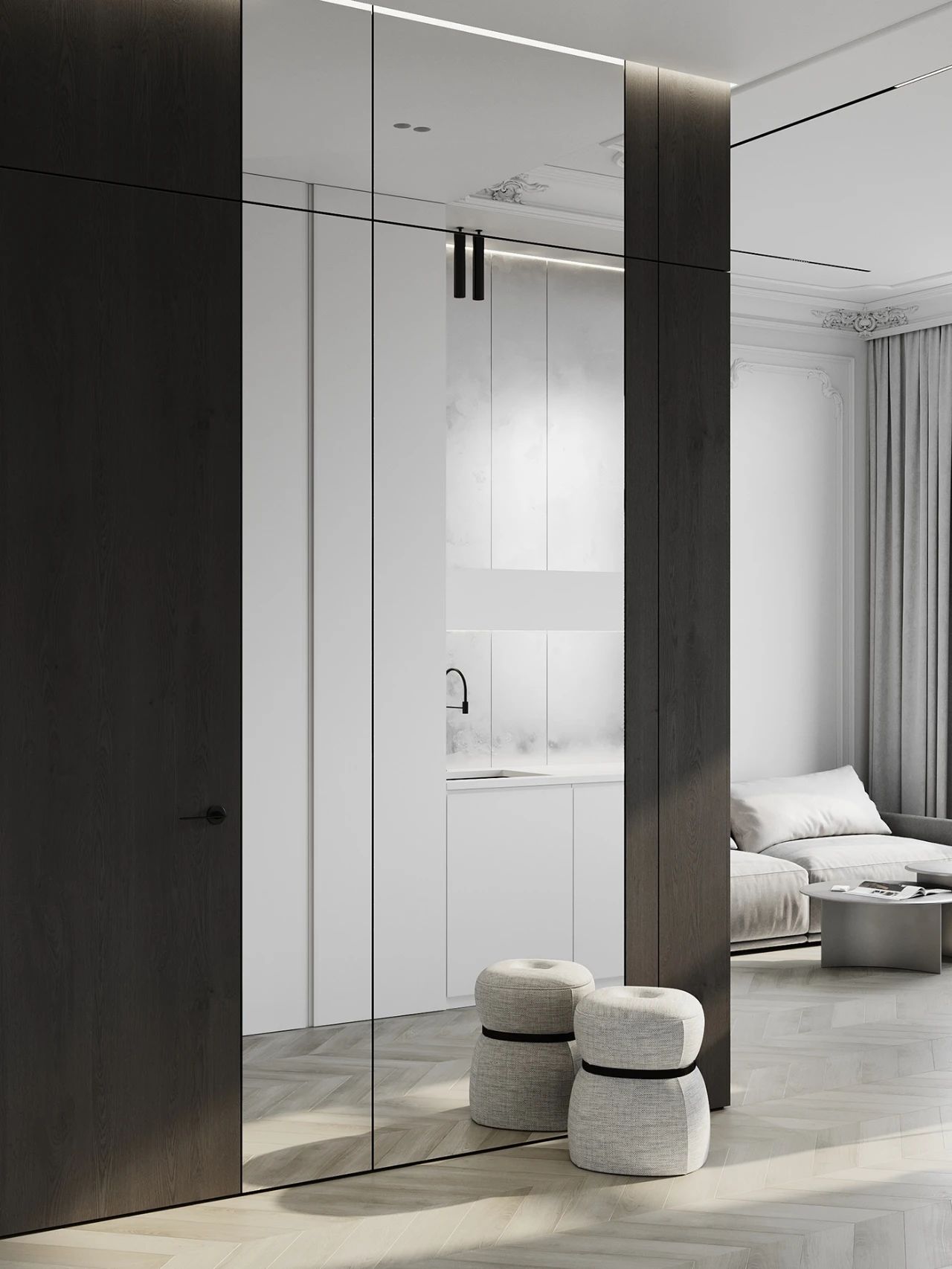 简约黑白家居设计-76