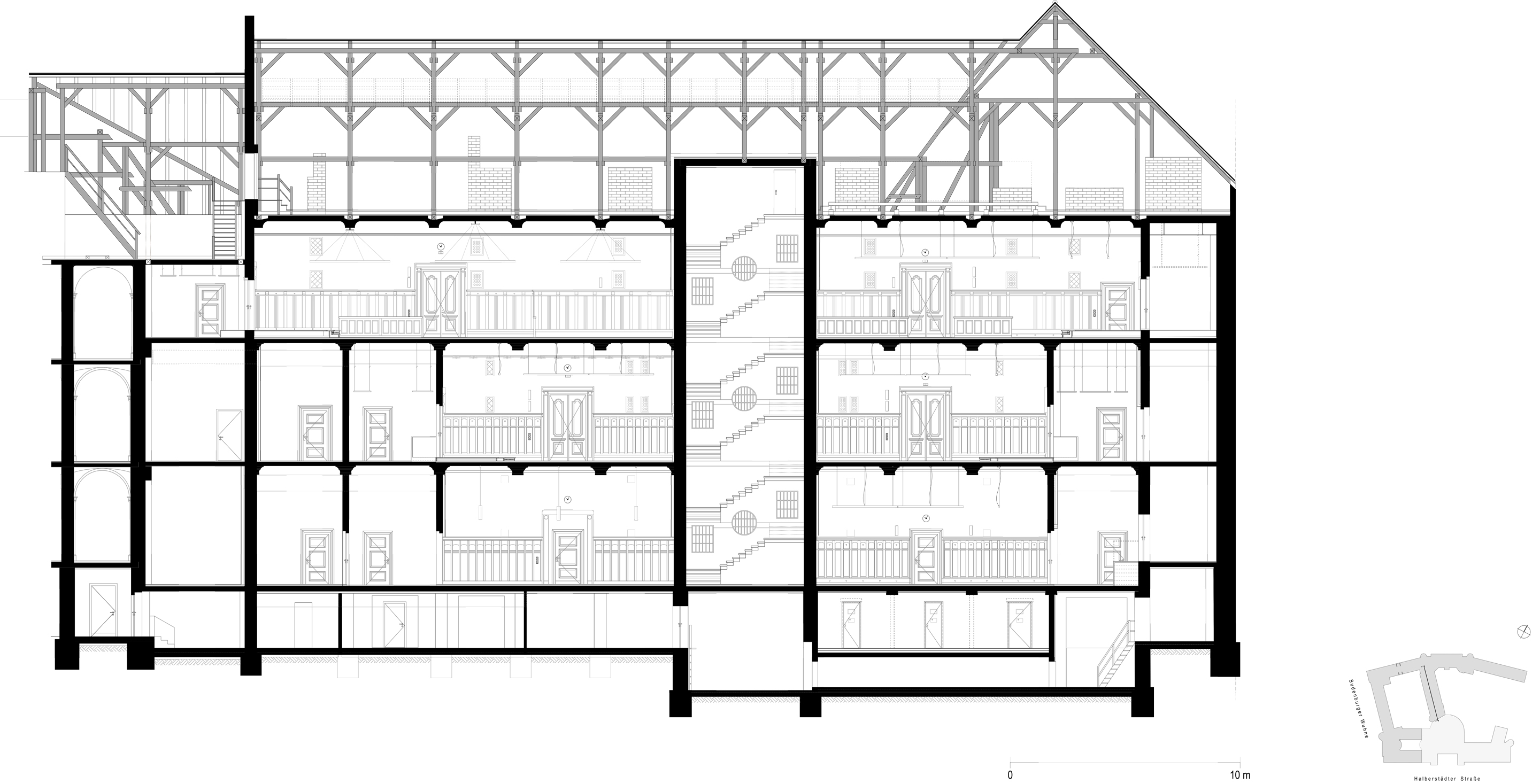 德国马格德堡地区法院修复项目丨TCHOBAN VOSS Architekten-64