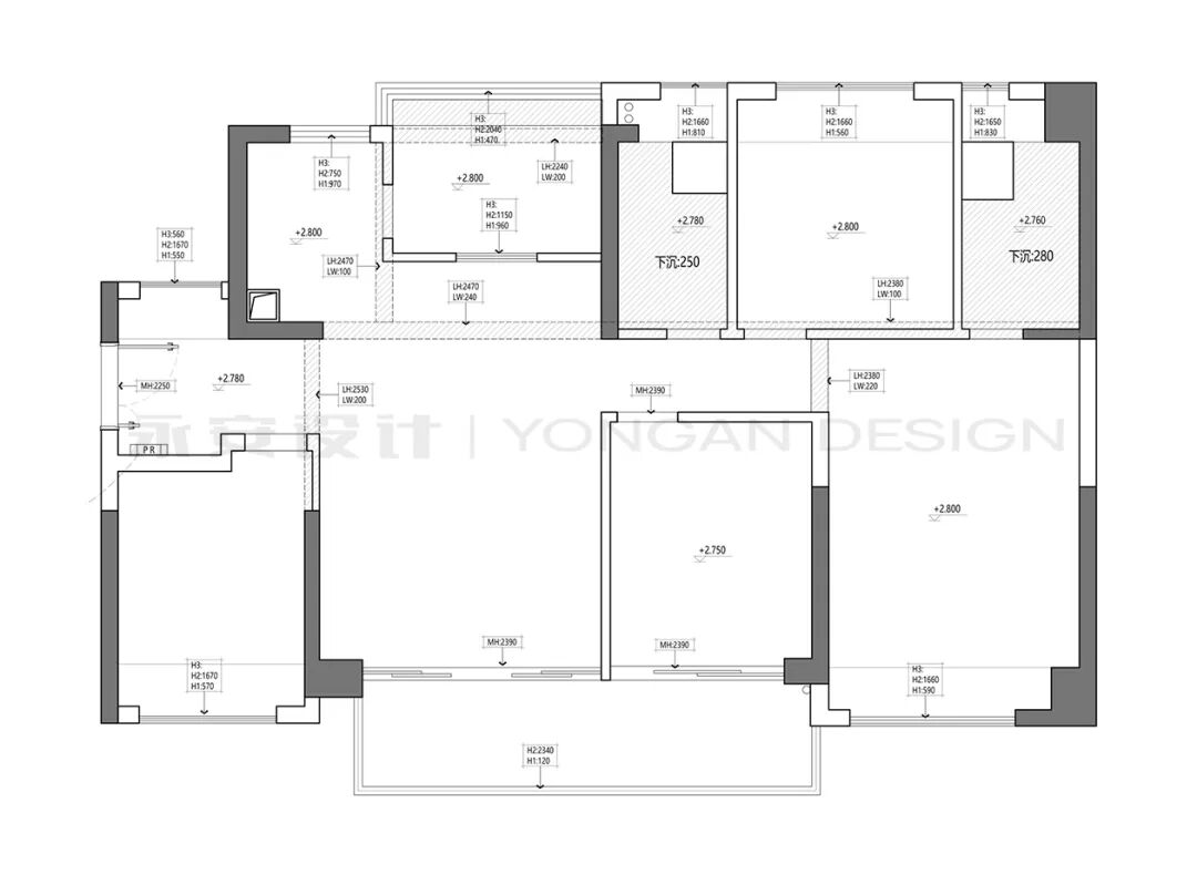 永安新作丨博林君瑞130㎡【典雅轻奢中的空间多重奏】-27