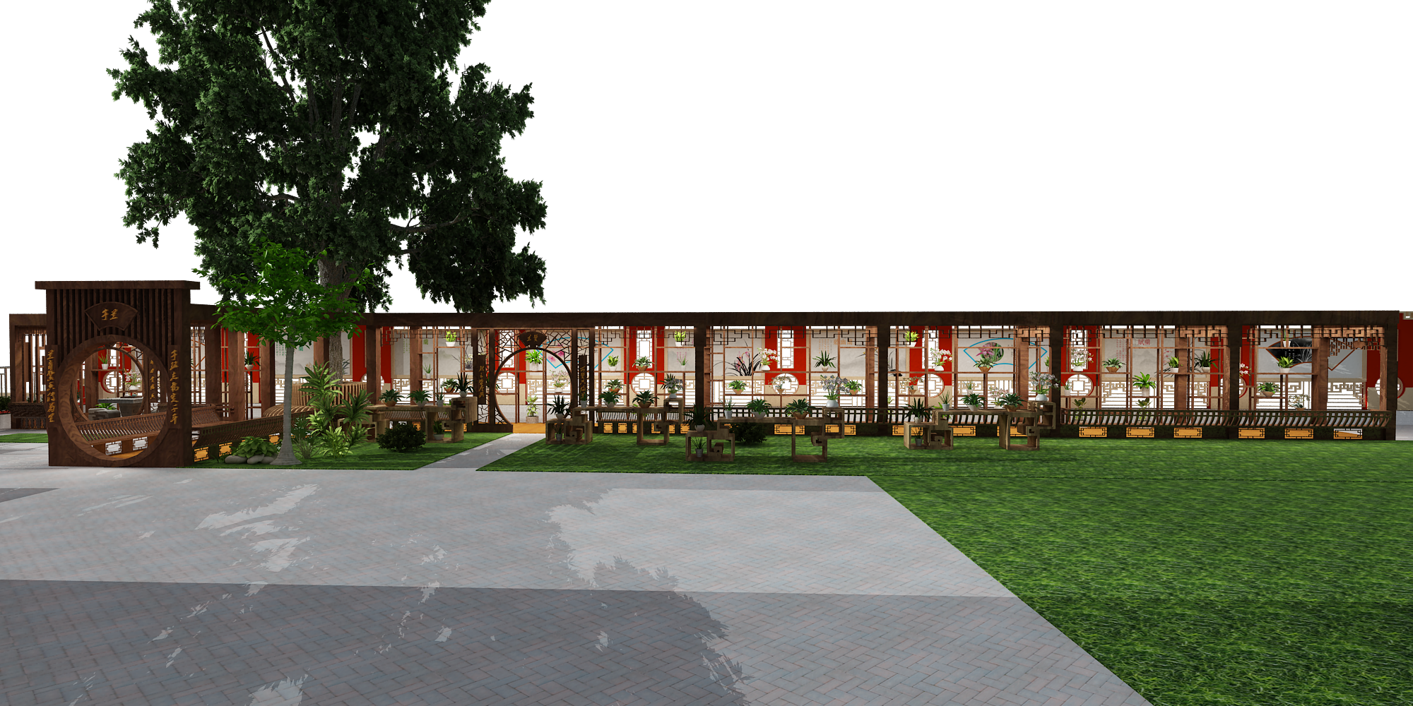 某校主题长廊设计-4