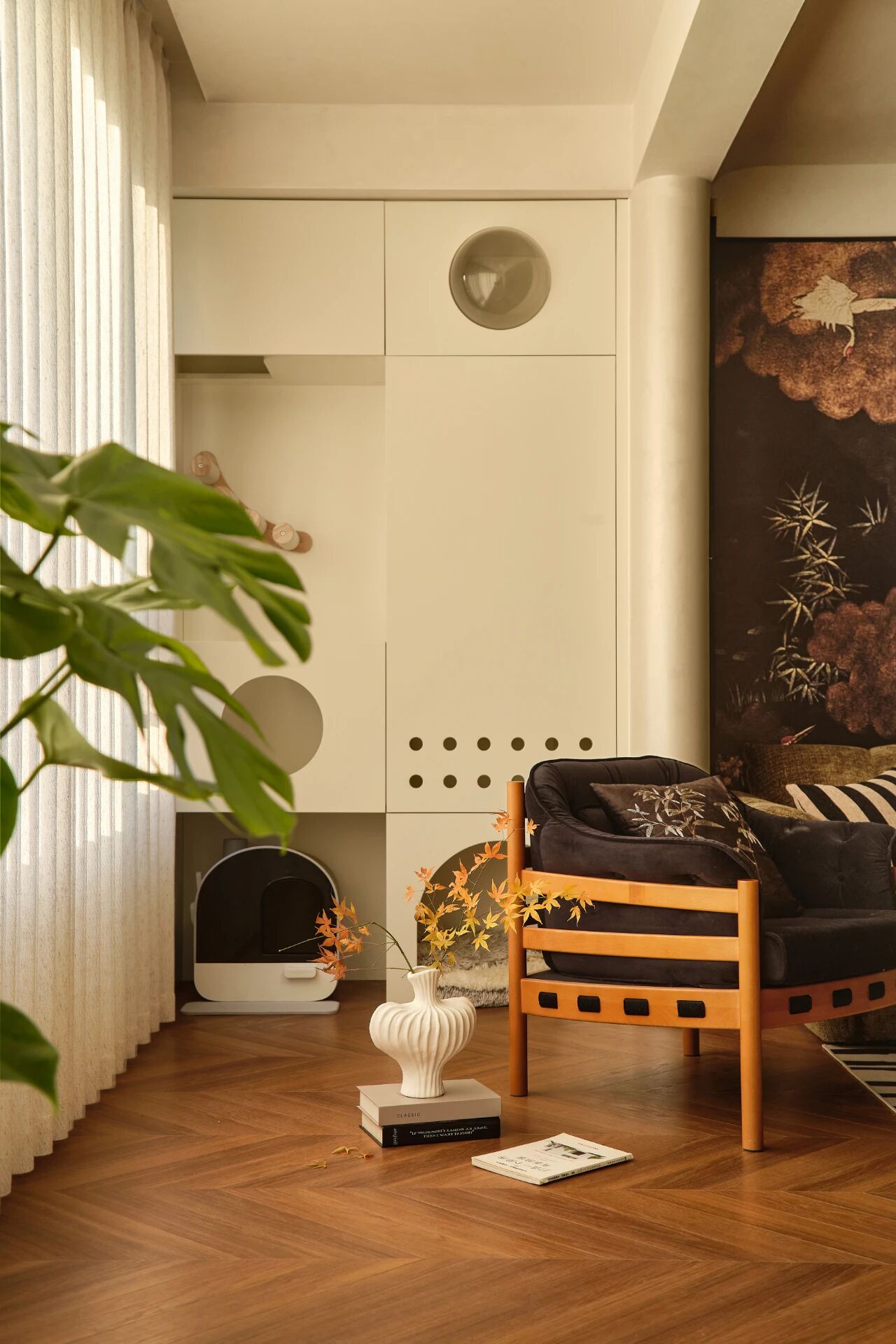 纵禾空间设计143㎡复古电影感住宅设计丨中国南京丨南京纵禾空间设计-23