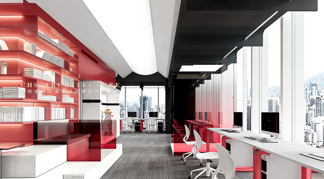 如日方升·办公室原创全案设计丨超前设计-35