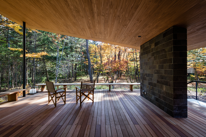 軽井沢A邸（Karuizawa House A）丨日本长野丨坂仓建筑研究所（Sakakura Associates）-2