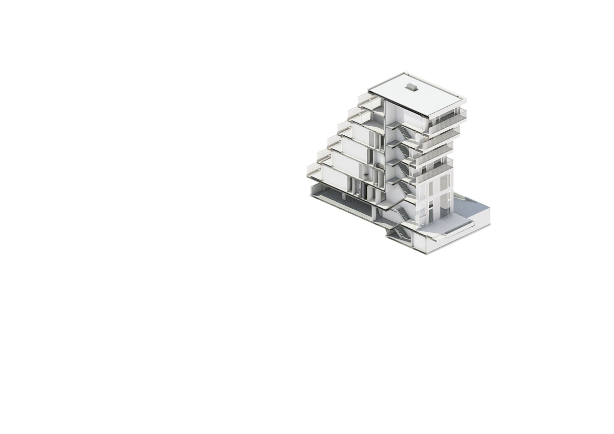 阿姆斯特丹绿色阶梯住宅 | Klencke NL Architects-108