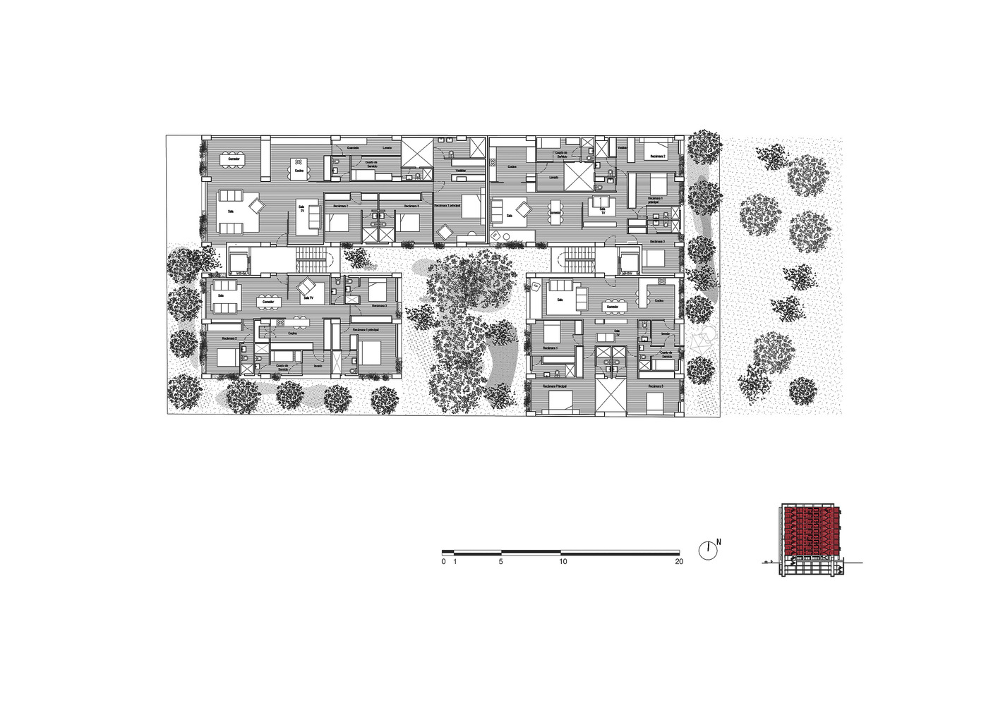 墨西哥城 BP 塔 · 开放,绿色,共享的生活空间-48