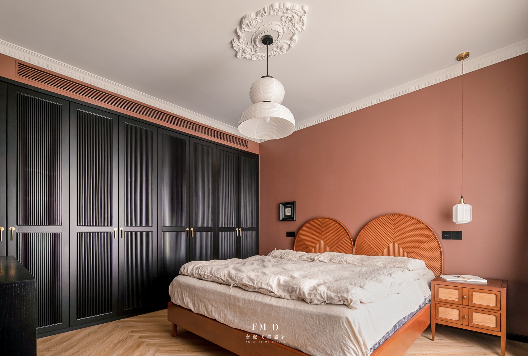 《盛夏》复古北欧风家居设计丨中国合肥丨安徽飞墨设计-54