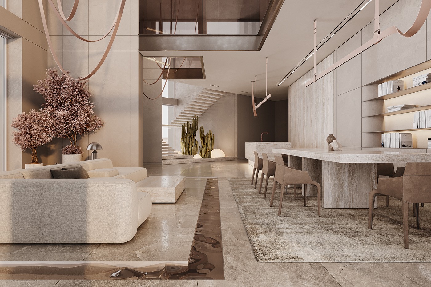 高级素色+木质风 别墅设计！-9