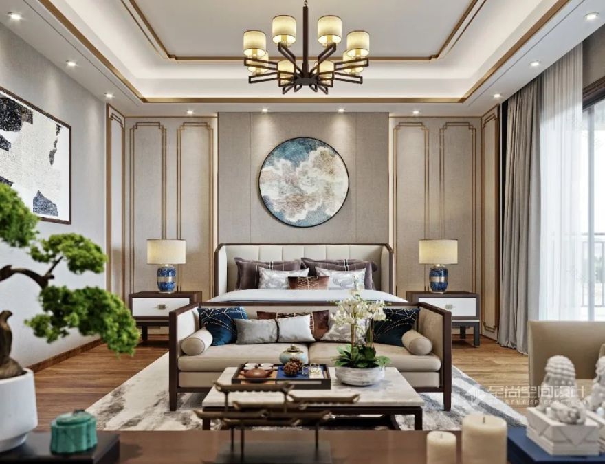 新中式诗意空间,传统与现代的完美融合-27