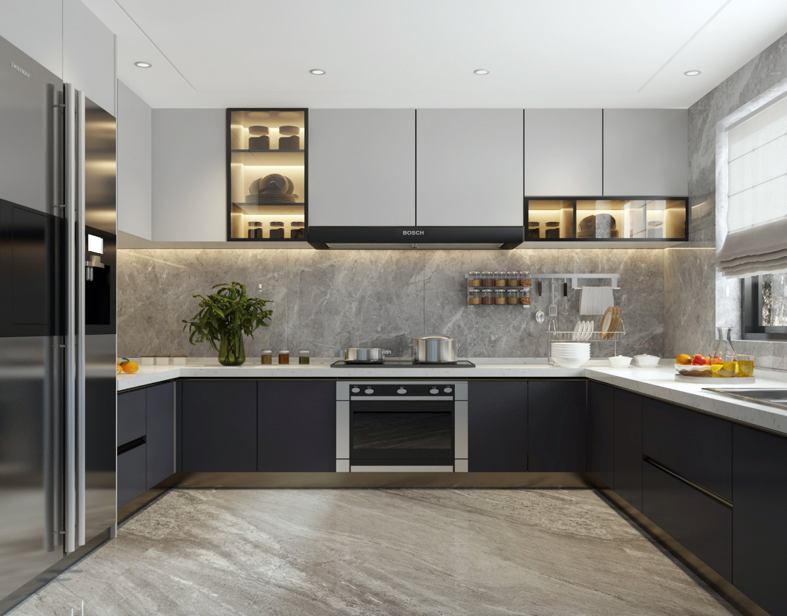 现代极简平层设计 | 淡色系为主，木质点缀自然时尚-5