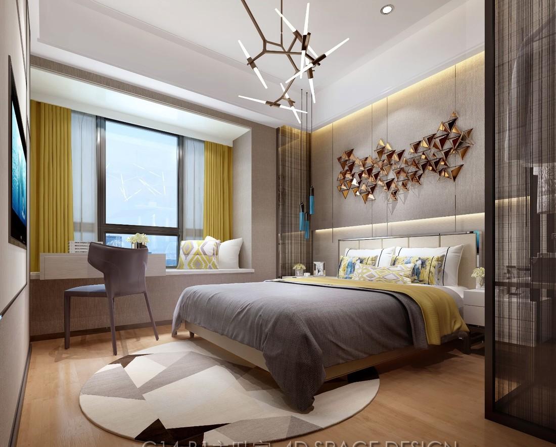 
京华假日湾花园样板房装修设计 -9