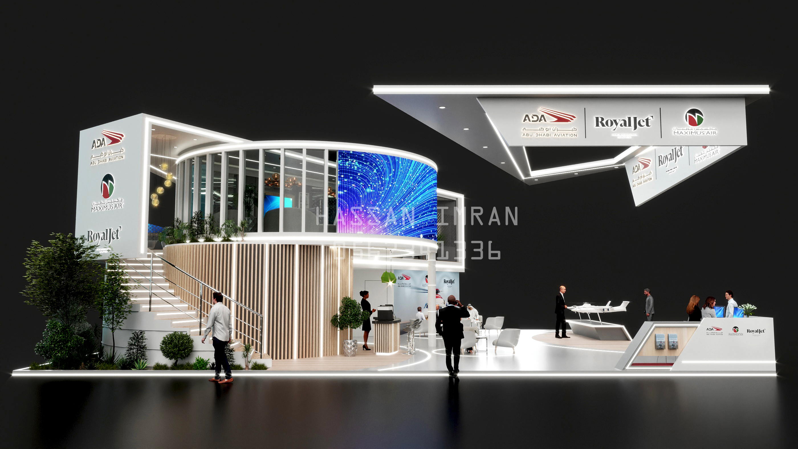 Abu Dhabi Aviation @ Airshow 2023-5