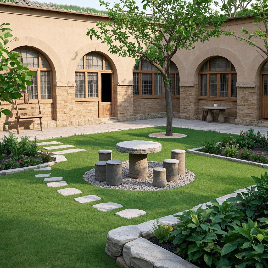 田园风花园窑洞小院设计丨中国山西-9