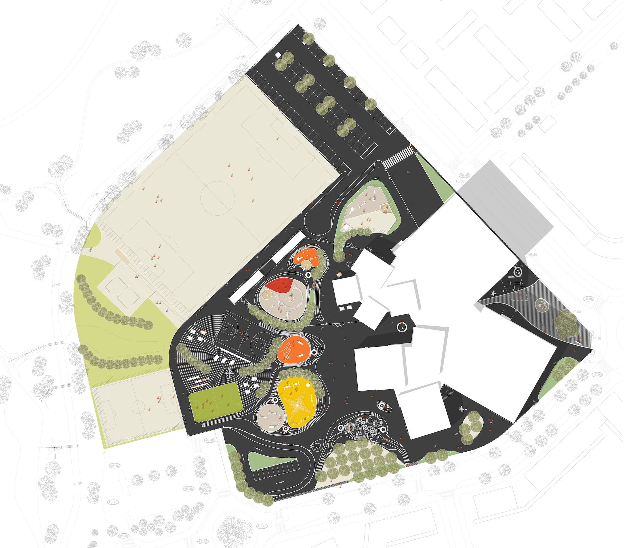 奥皮尼迈基校区丨芬兰埃斯波丨MASU Planning-4