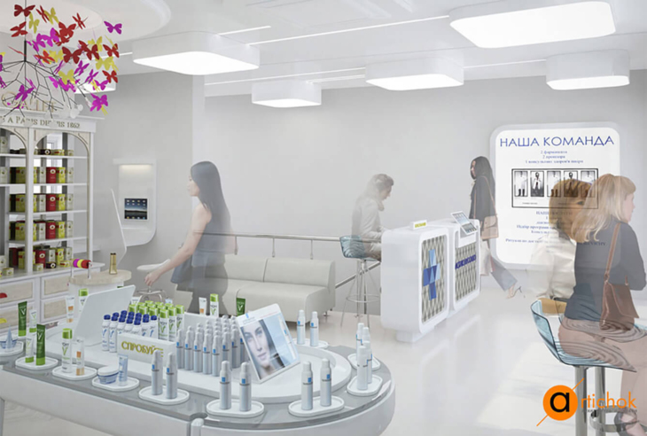 Аптека будущего Art i chok(未来药店)丨乌克兰基辅-25