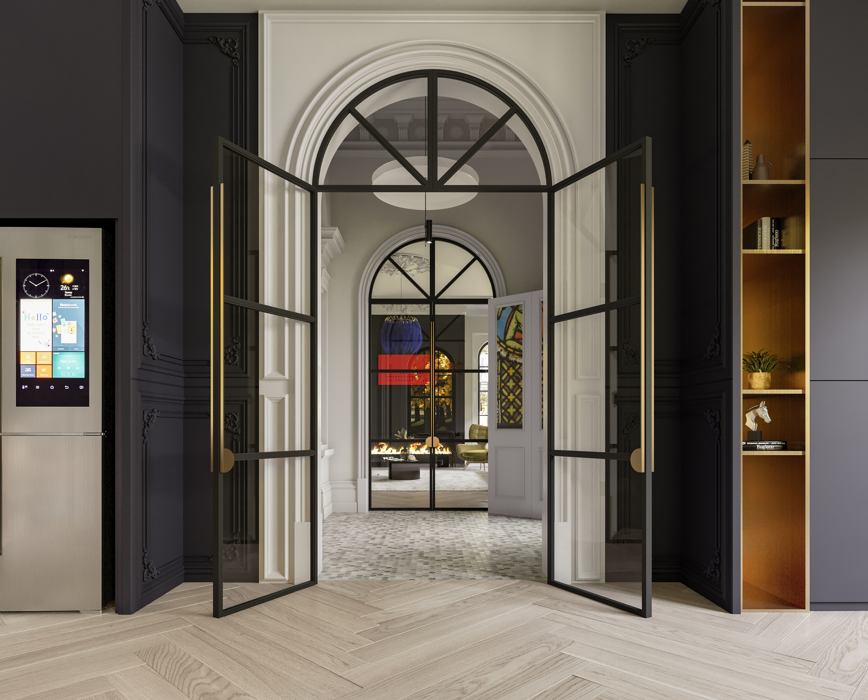 时间之窗——现代法式自建别墅-21