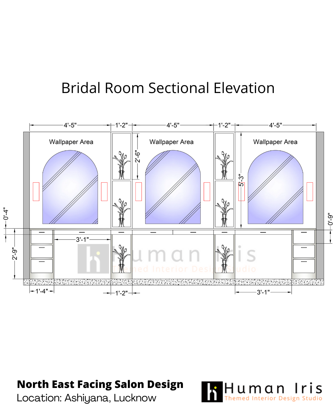 45' · 39' 沙龙布局与立面设计项目丨印度-12