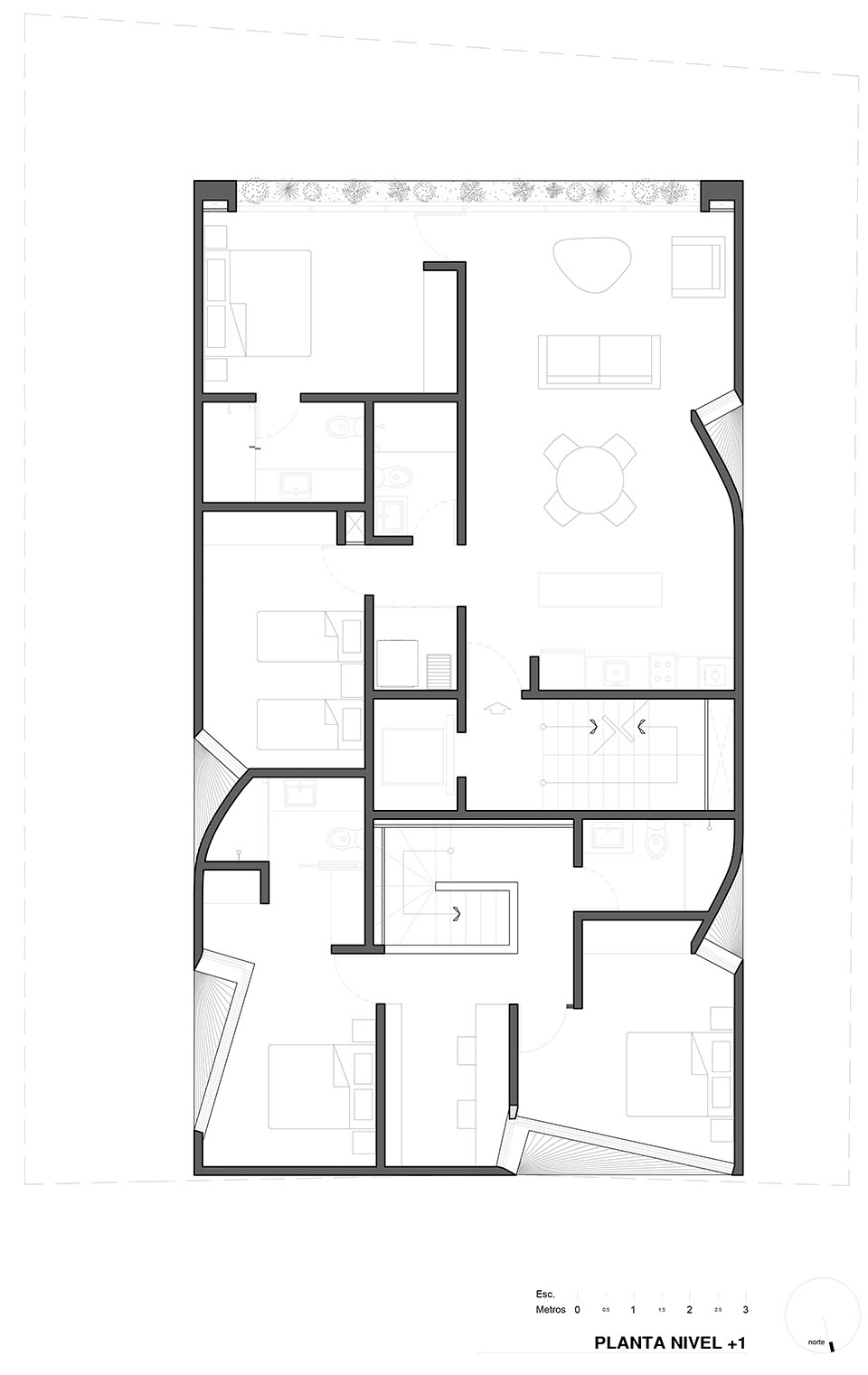 扭转的窗口 | 墨西哥城公寓楼设计-55