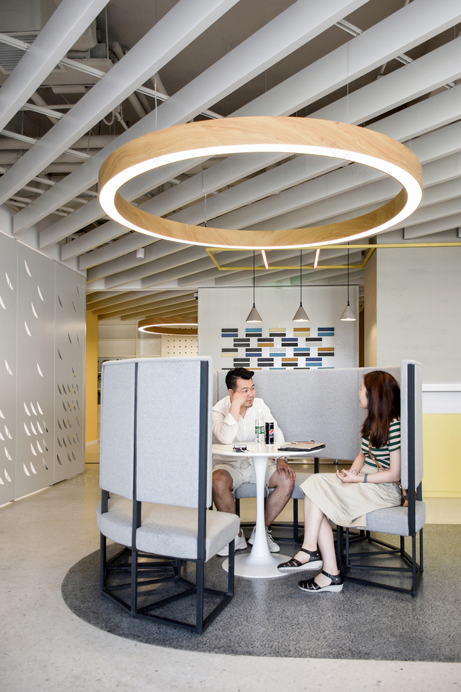 北京 LEEGE 办公室 | 创意组合空间,自然的色彩与叶形元素-43