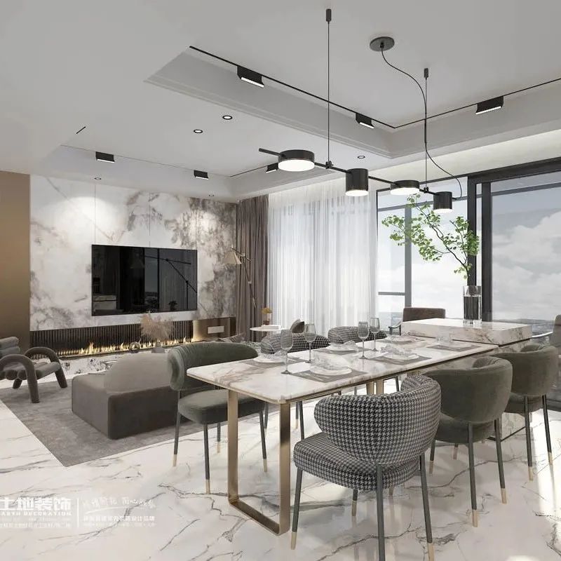 珠海华发国际商务中心现代轻奢风,冷热碰撞的优雅空间-87