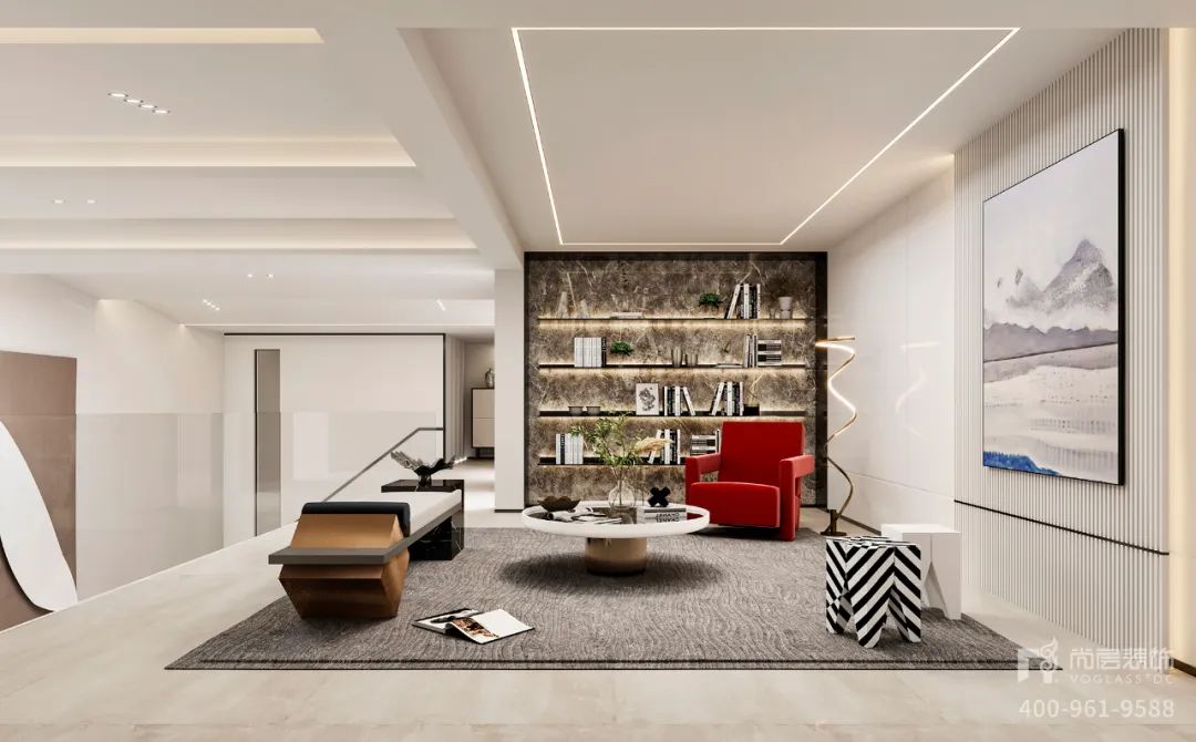 新中式尚层别墅设计丨中国上海丨上海尚层别墅装饰-28