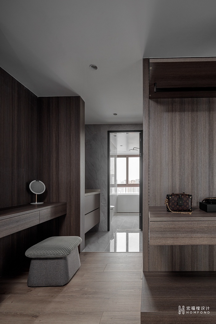 现代都会风格跃层住宅设计丨中国成都丨成都宏福樘设计-50
