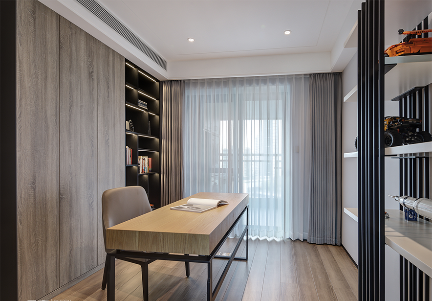 香山美墅五期现代家居,简洁明亮的都市生活画卷-26