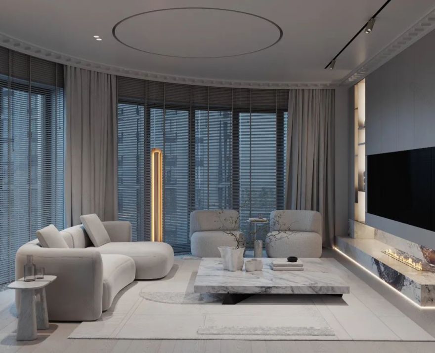 川谷堂的现代经典丨Quadro Room-6