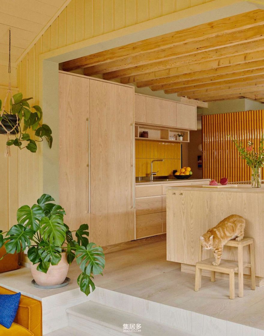 挪威 50 年代小屋室内装修丨Kvistad 工作室-11