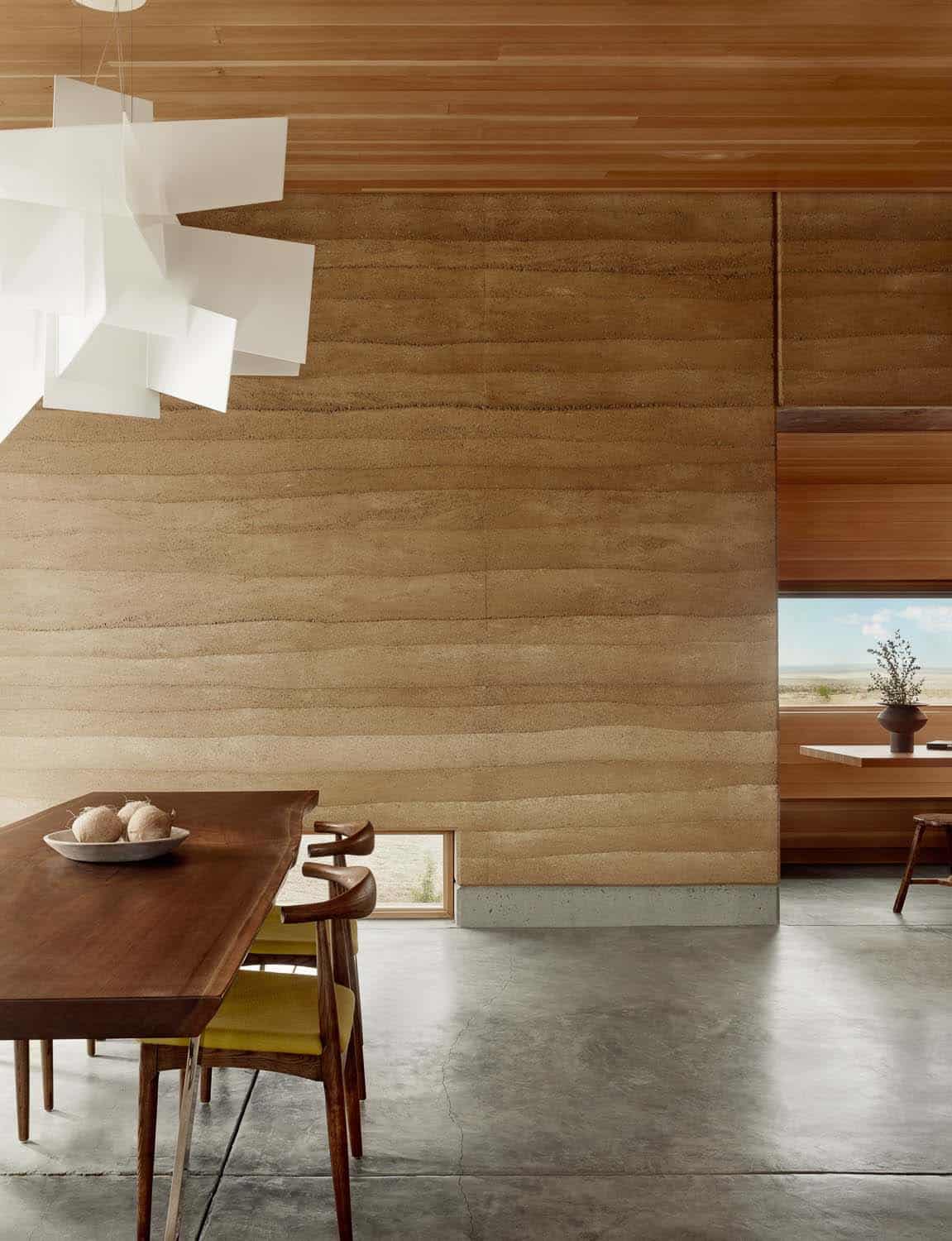 See this remarkable rammed earth house nestled on a Texas ranch-12