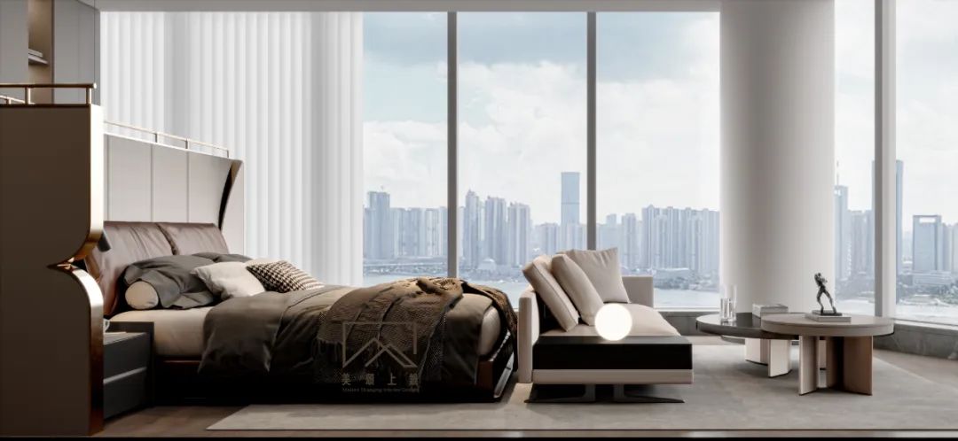 长沙汤臣一品轻奢大平层设计丨中国长沙丨美颂上镜室内建筑设计-20