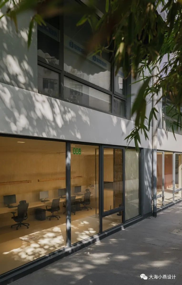 上海 70 平米办公室,竹影摇曳的“空”与“土”-5