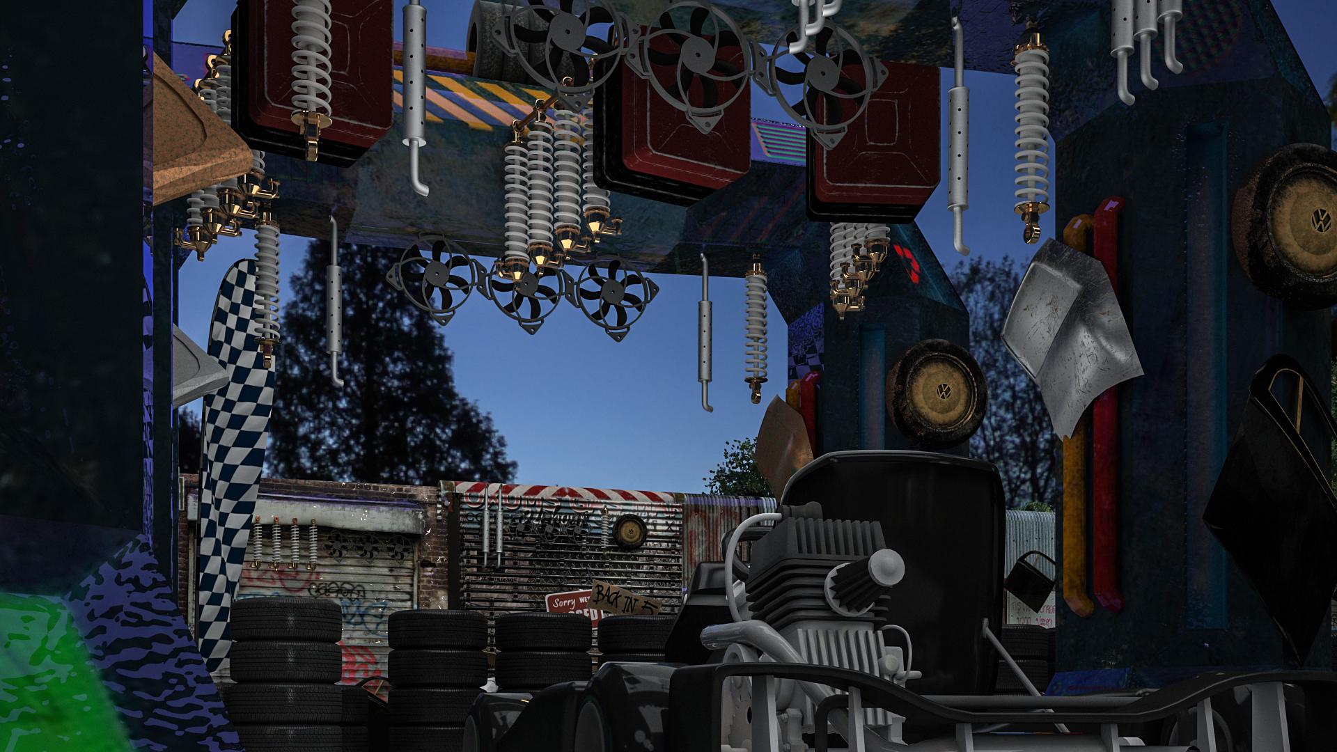 ZED Park - GoKarting Area - Branding-15